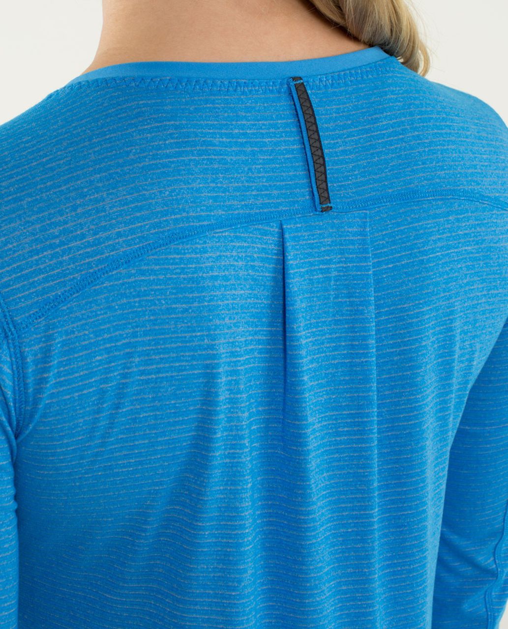 Lululemon Race Me Long Sleeve - Heathered Cornflower / Cornflower