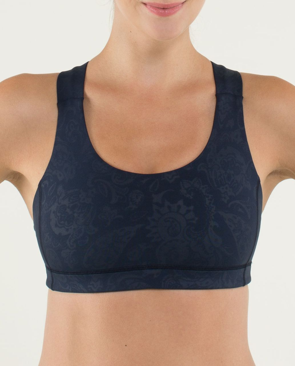 Lululemon All Sport Bra - Paisley Emboss Inkwell