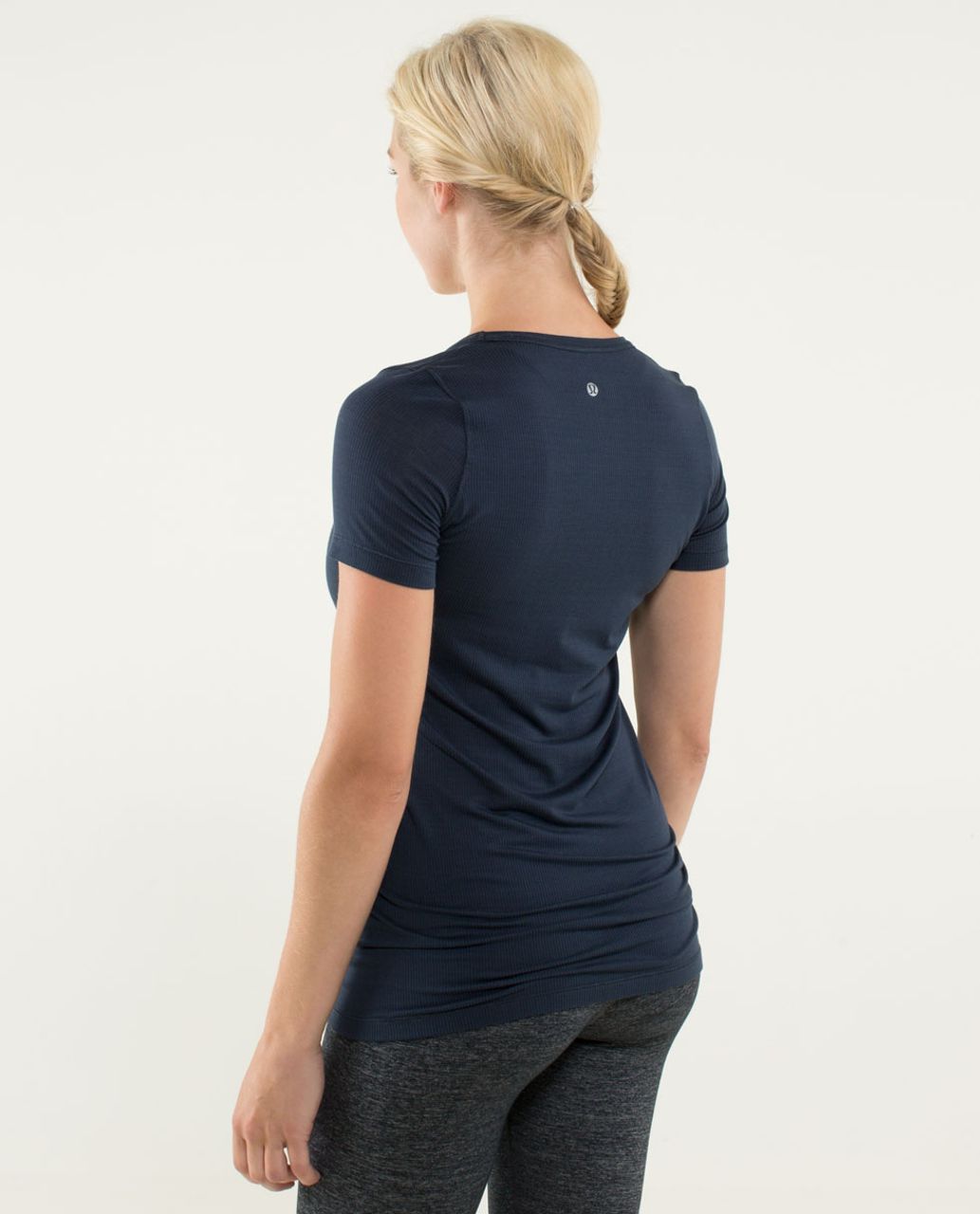 Lululemon Karmady Short Sleeve - Tonka Stripe Burnout Inkwell