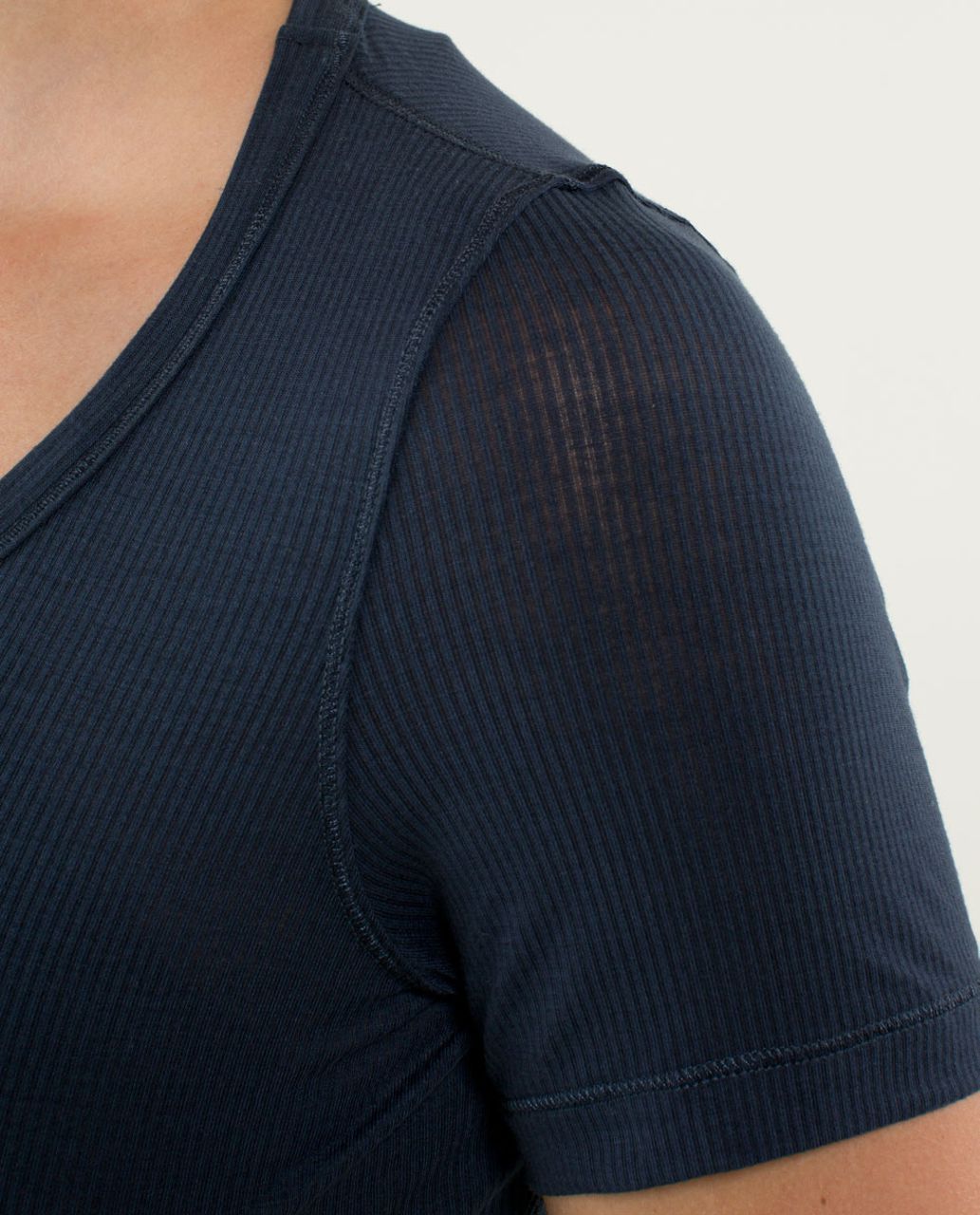 Lululemon Karmady Short Sleeve - Tonka Stripe Burnout Inkwell - lulu ...