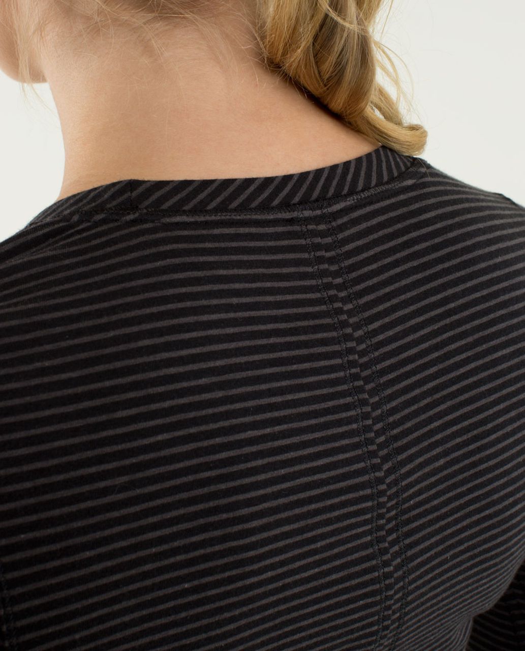 Lululemon Karma Long Sleeve - Hyper Stripe Black