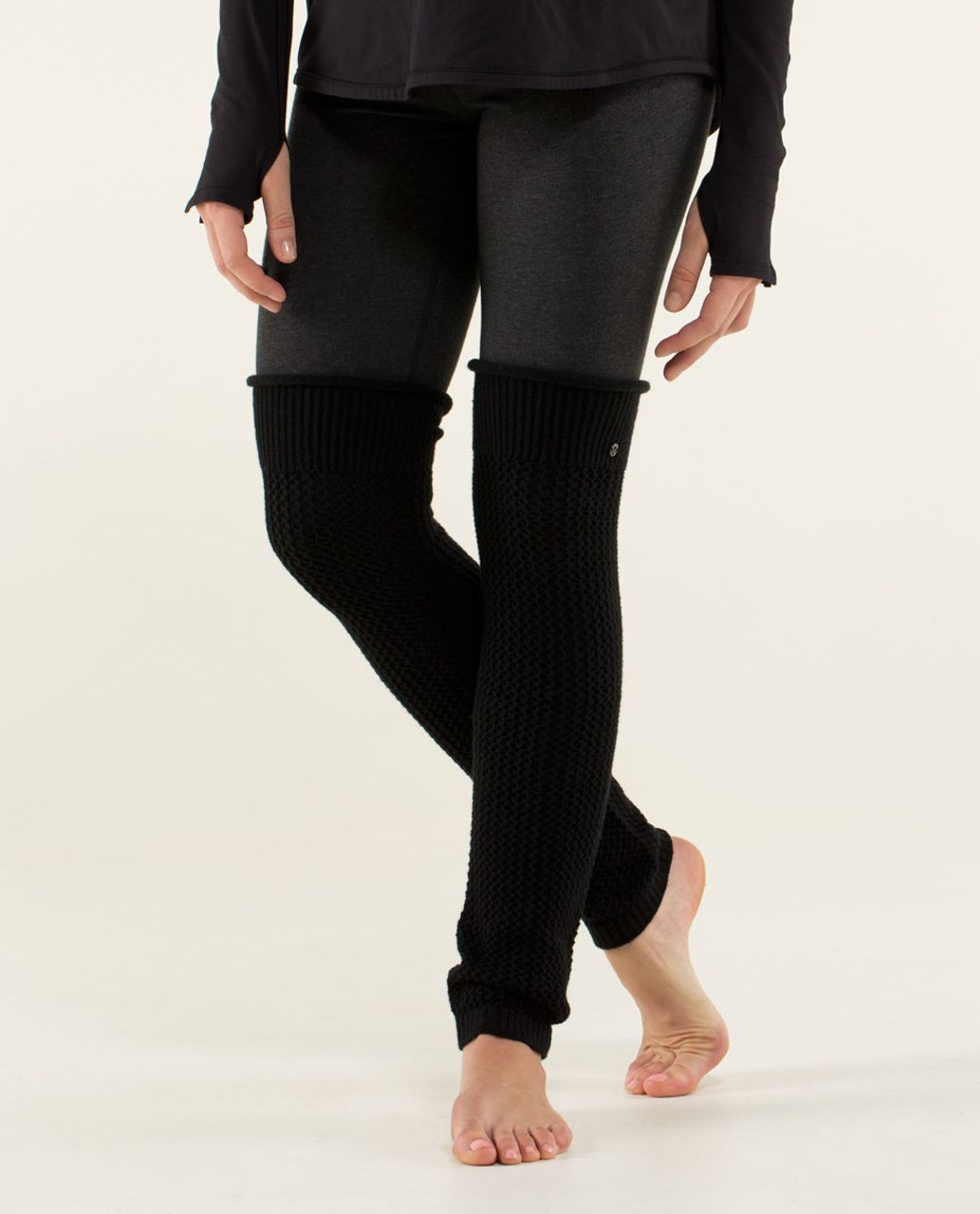 Lululemon Falling Freely Leg Warmers - Black