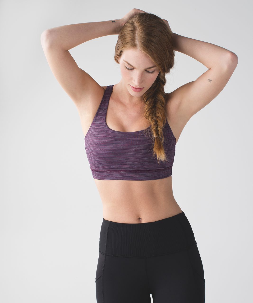 Lululemon Energy Bra - Wee Are From Space September Plum