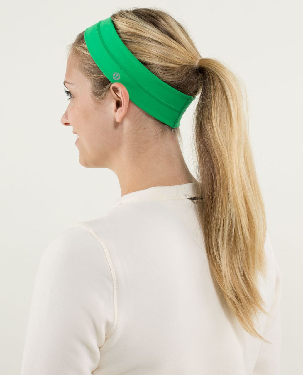 Lululemon Fly Away Tamer Headband - Green Bean - lulu fanatics