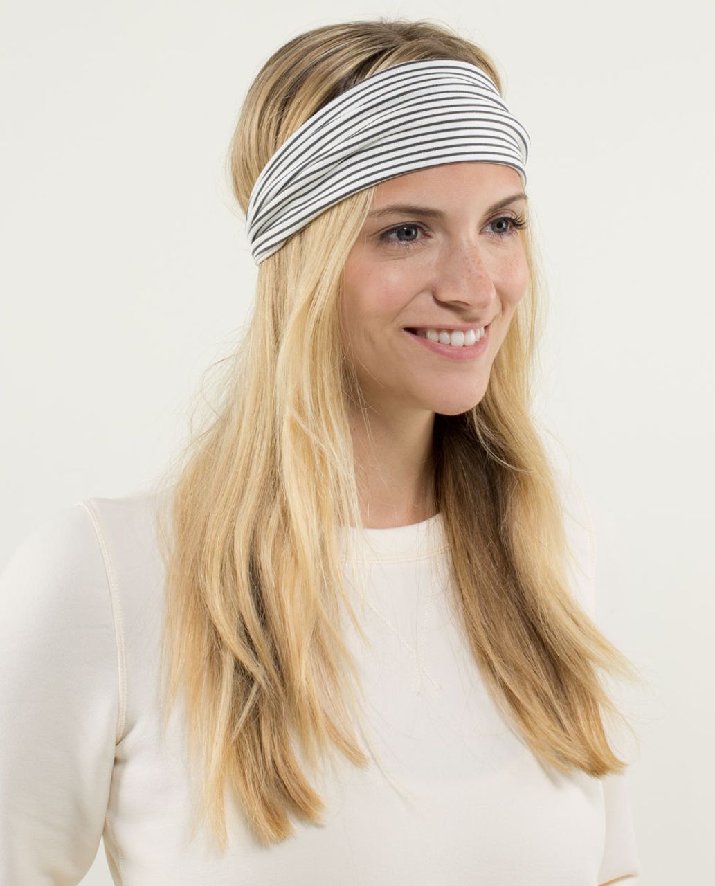 Lululemon Bang Buster Headband *Reversible - Hyper Stripe Angel Wing / Angel Wing