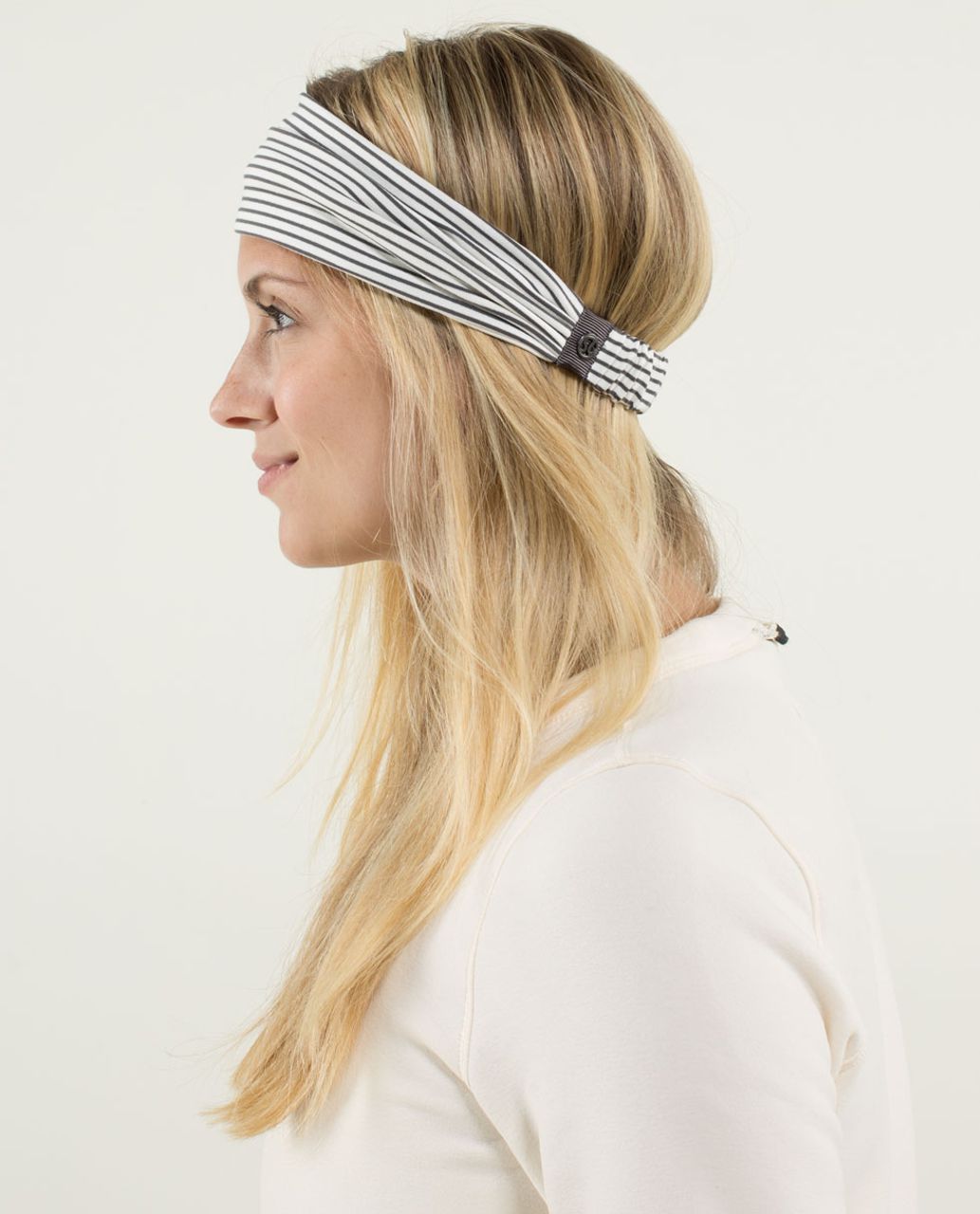 Lululemon Bang Buster Headband *Reversible - Hyper Stripe Angel Wing / Angel Wing