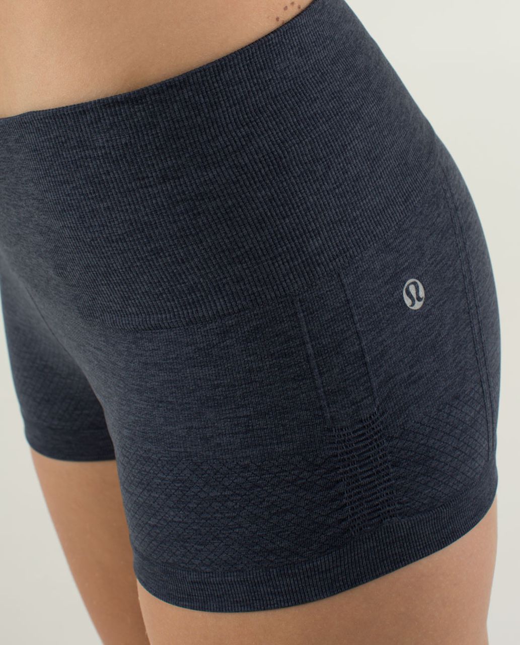 Lululemon In The Flow Short - Heathered Inkwell