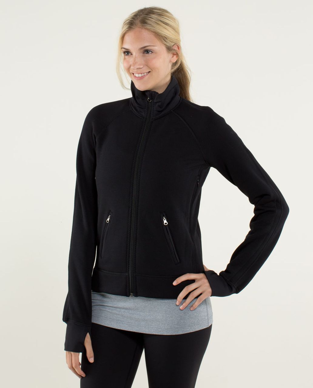 Lululemon Go Cozy Jacket - Black - lulu fanatics