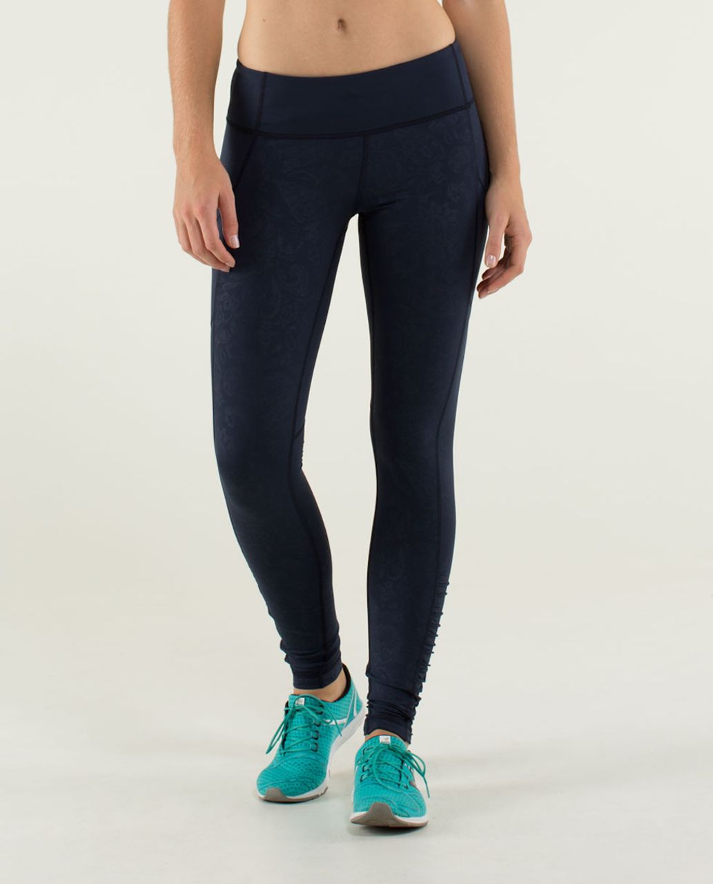 Lululemon Speed Tight V Power Luxtreme Variegated Knit Black