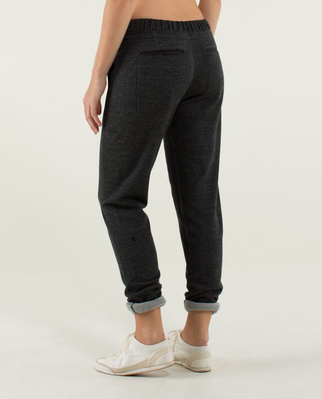 Lululemon Harmonious Sweatpant Heathered Black / Black lulu fanatics