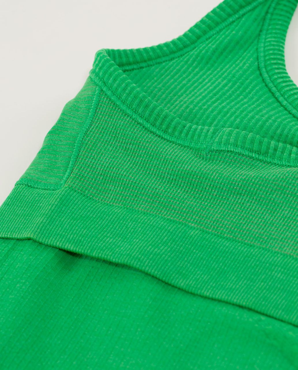 Lululemon Ebb To Street Tank - Heathered Green Bean