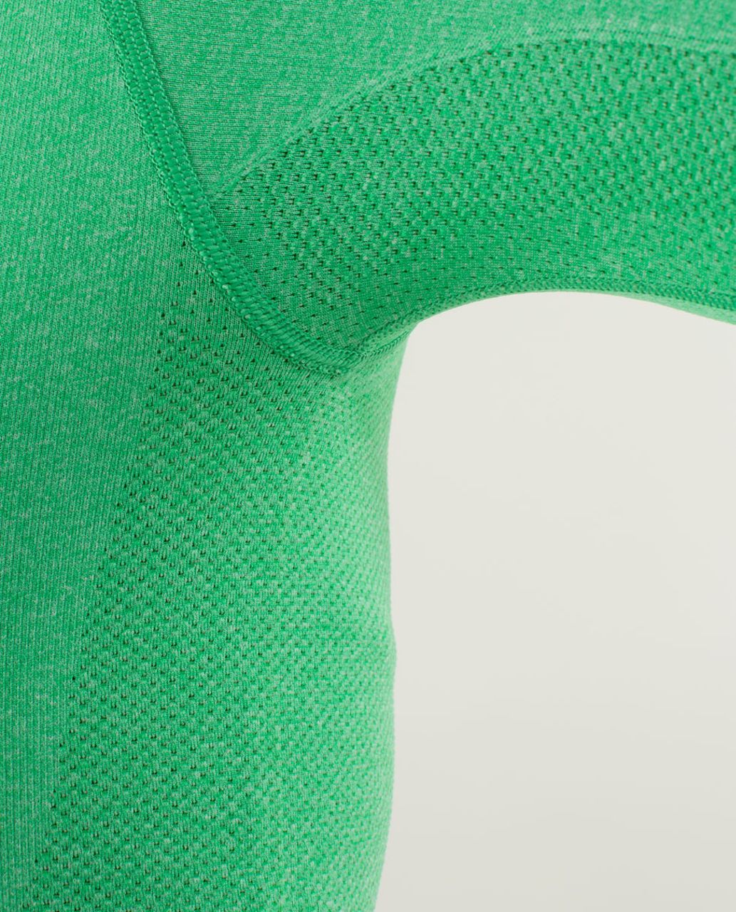 Lululemon Run:  Swiftly Tech Long Sleeve - Heathered Green Bean