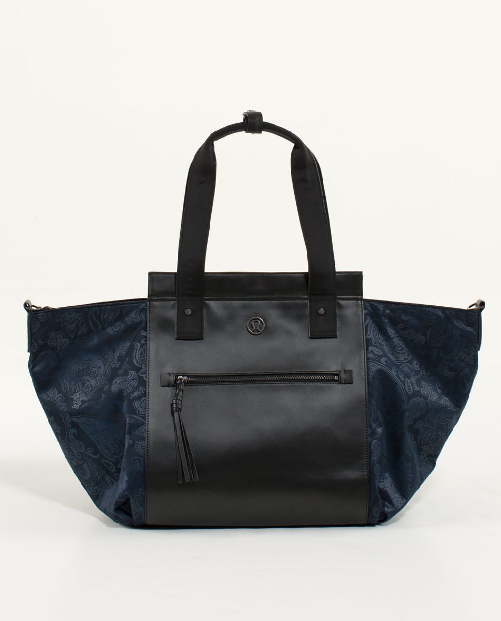 Lululemon Carry Me Om Tote - Big Paisley Emboss Inkwell / Black