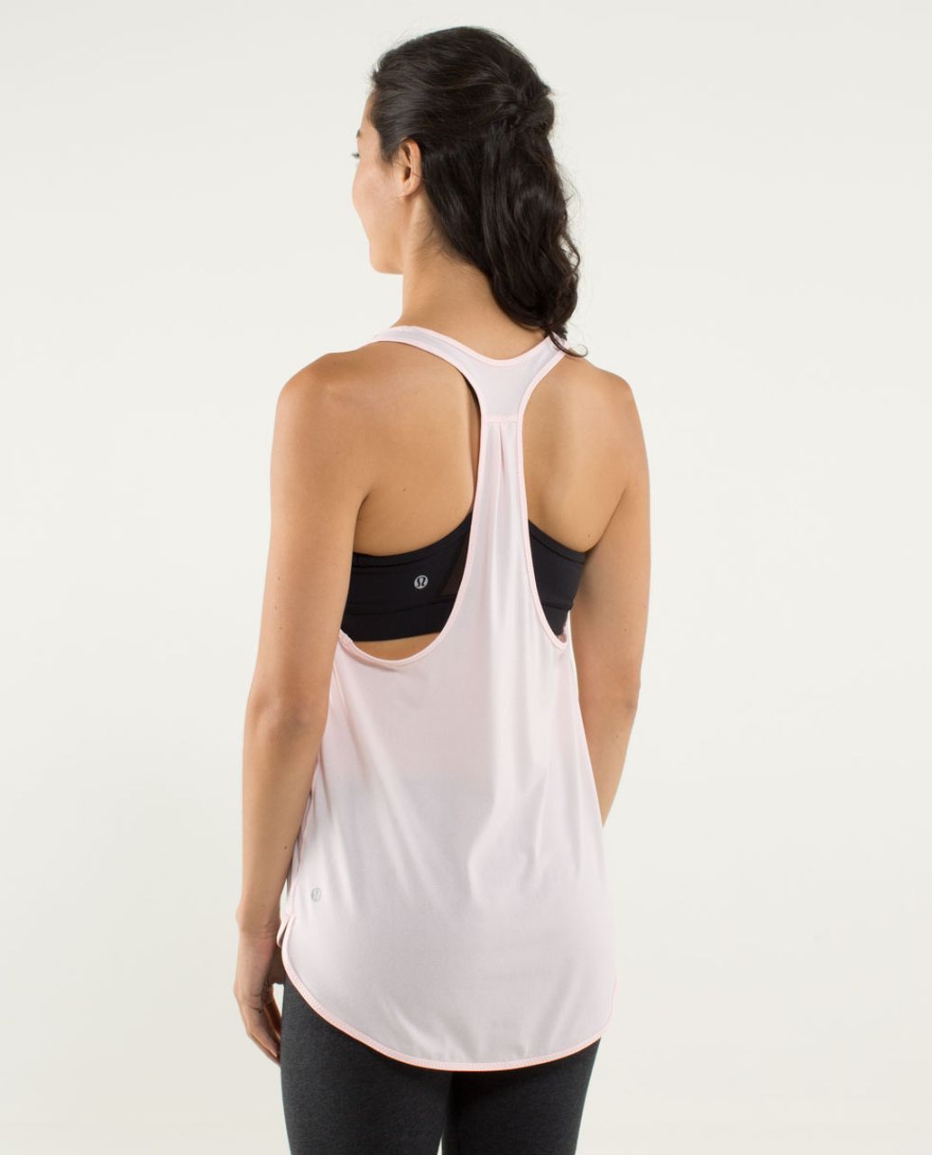 Lululemon 105 F Singlet - Heathered Pretty Pink / Pretty Pink - lulu ...