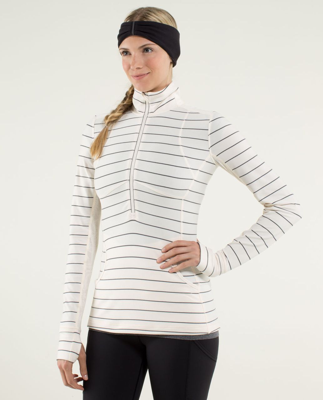 Lululemon Star Runner Pullover - Slalom Stripe Angel Wing / Angel Wing