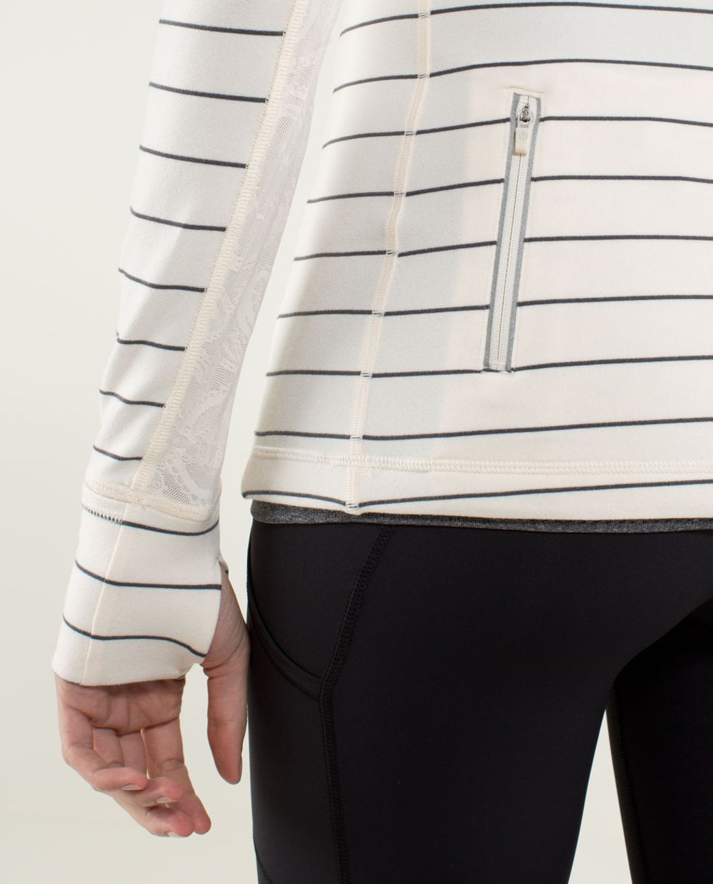 Lululemon Star Runner Pullover - Slalom Stripe Angel Wing / Angel Wing