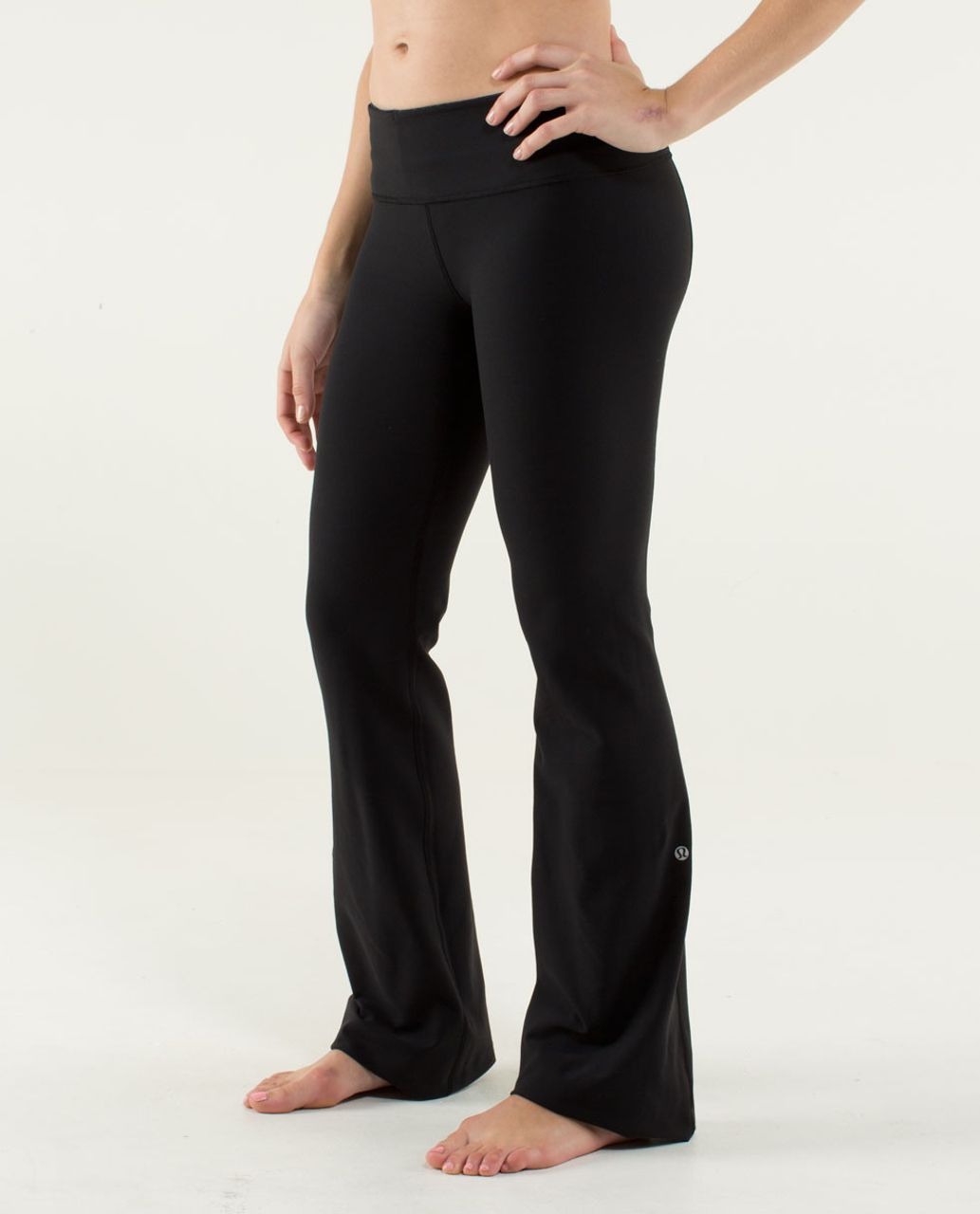 Lululemon Groove Pant (Regular) - Black / Paisley Inkwell / Inkwell ...