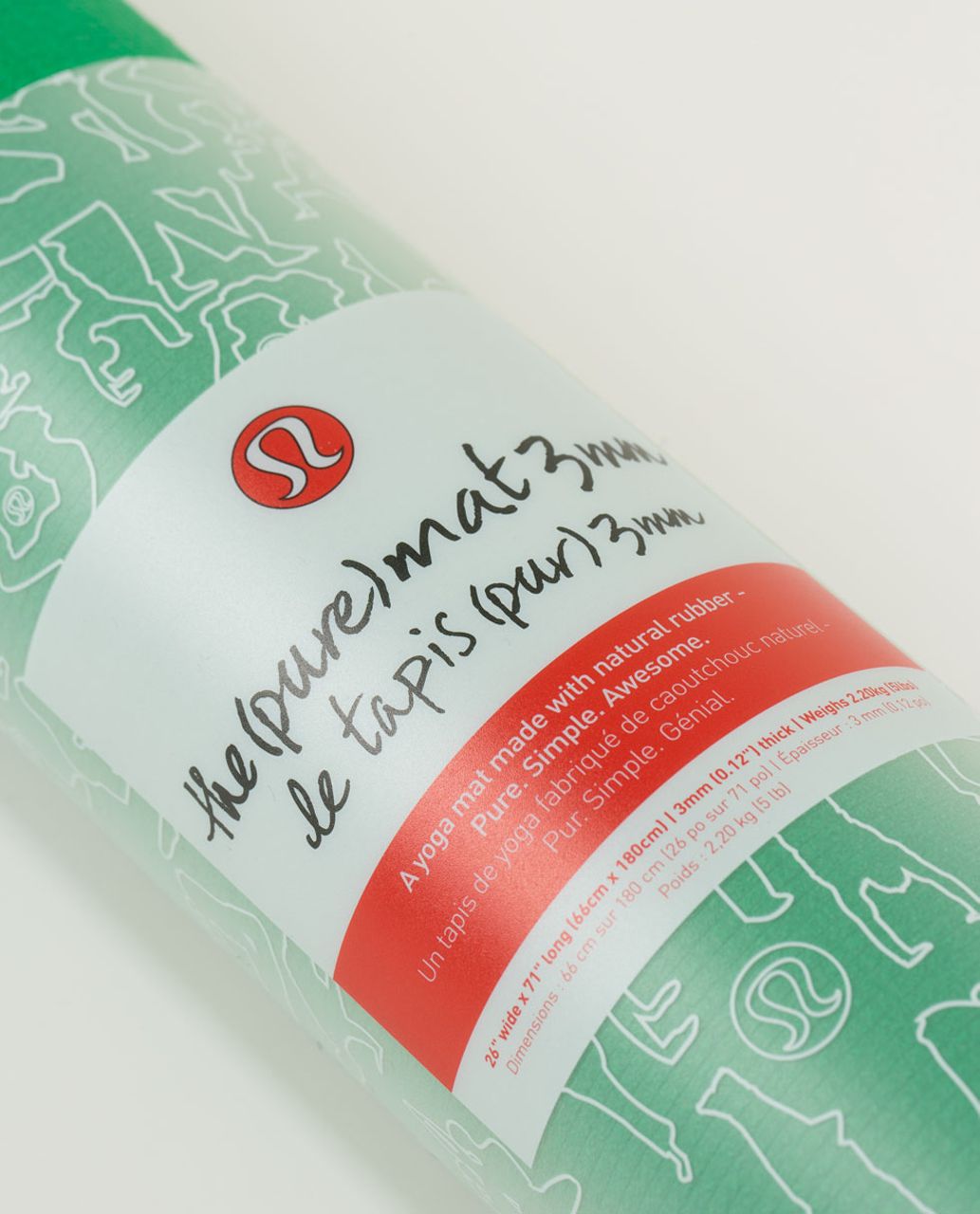 Lululemon The Pure Mat 3mm - Green Bean