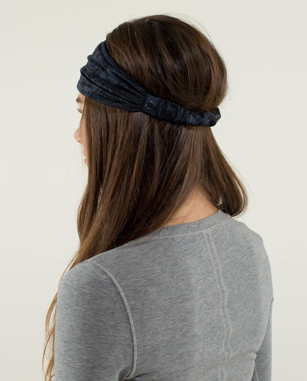 Lululemon Bang Buster Headband *Reversible - Paisley Inkwell / Inkwell