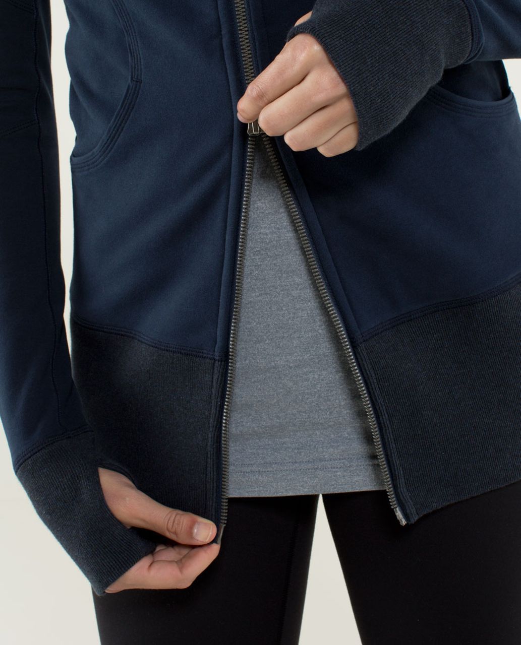 Lululemon Live Simply Jacket II - Inkwell / Heathered Inkwell