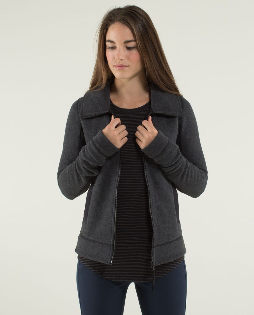 Lululemon En Route Jacket (First Release) - Heathered Black