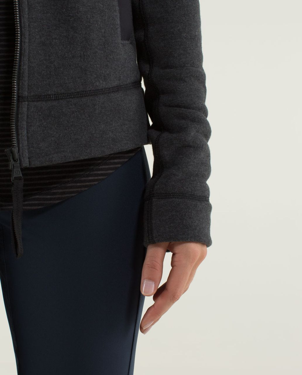 Lululemon En Route Jacket (First Release) - Heathered Black / Black / Black / Heathered Black