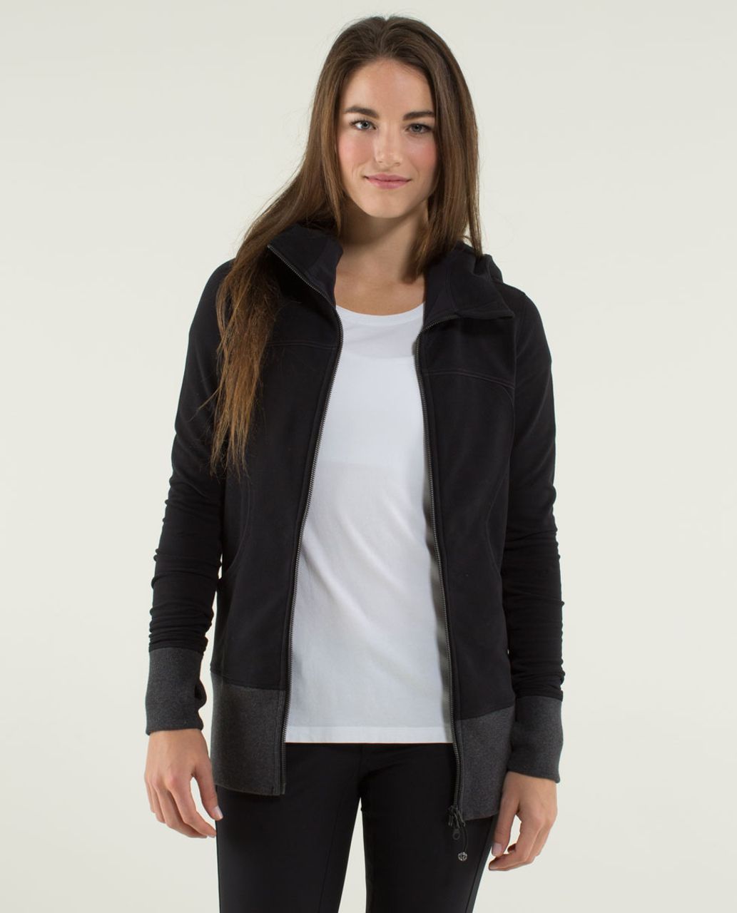 Lululemon Live Simply Jacket II - Black /  Heathered Black