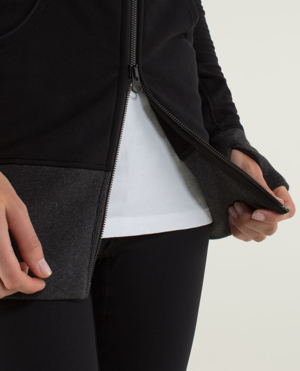 Lululemon Live Simply Jacket II - Black /  Heathered Black