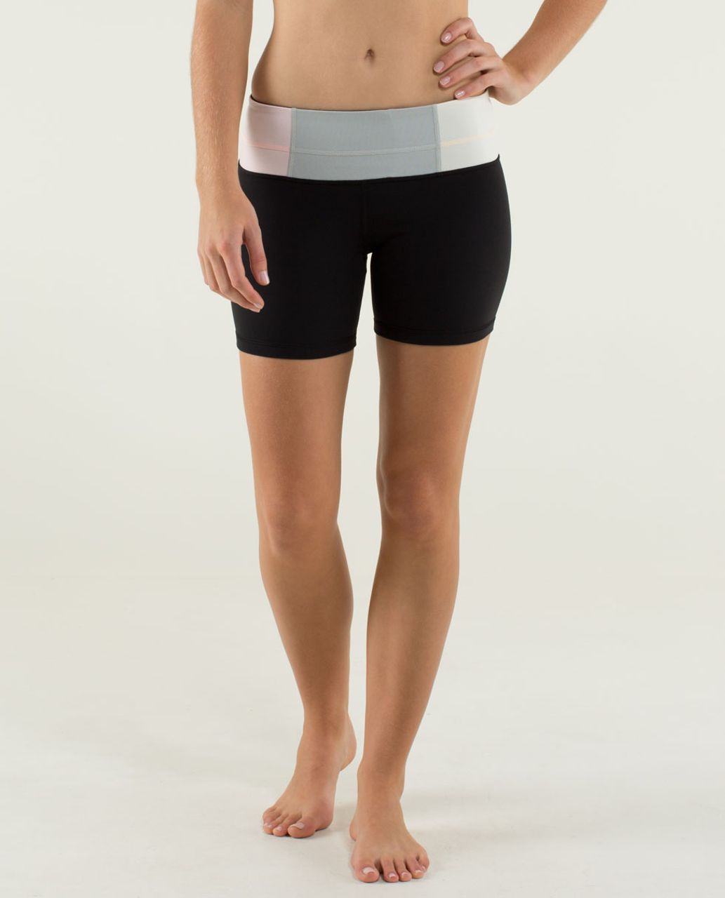 Lululemon Reverse Groove Short (Regular) - Black / Quilt 17 Fall 2013