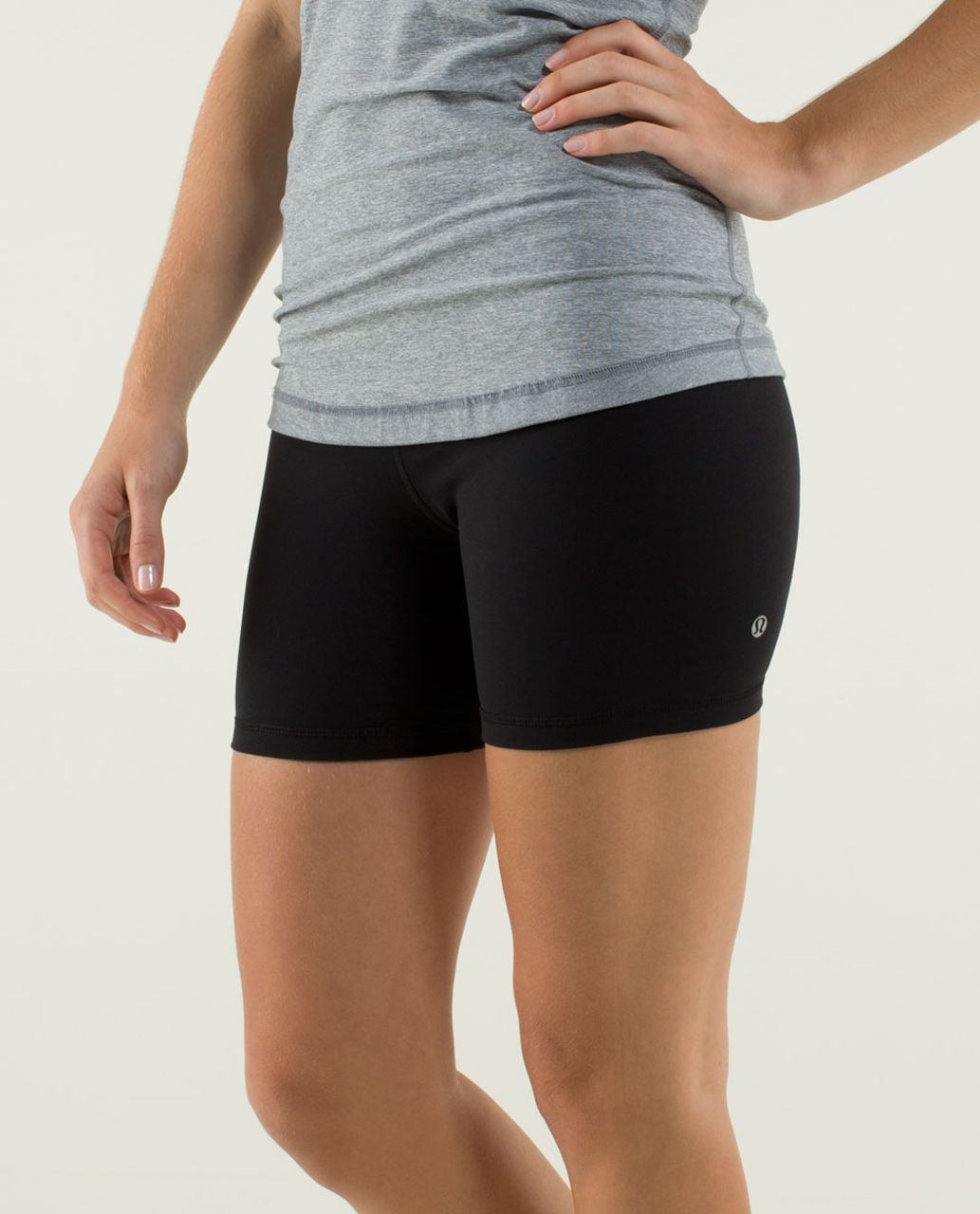 Lululemon Reverse Groove Short (Regular) - Black / Quilt 17 Fall 2013