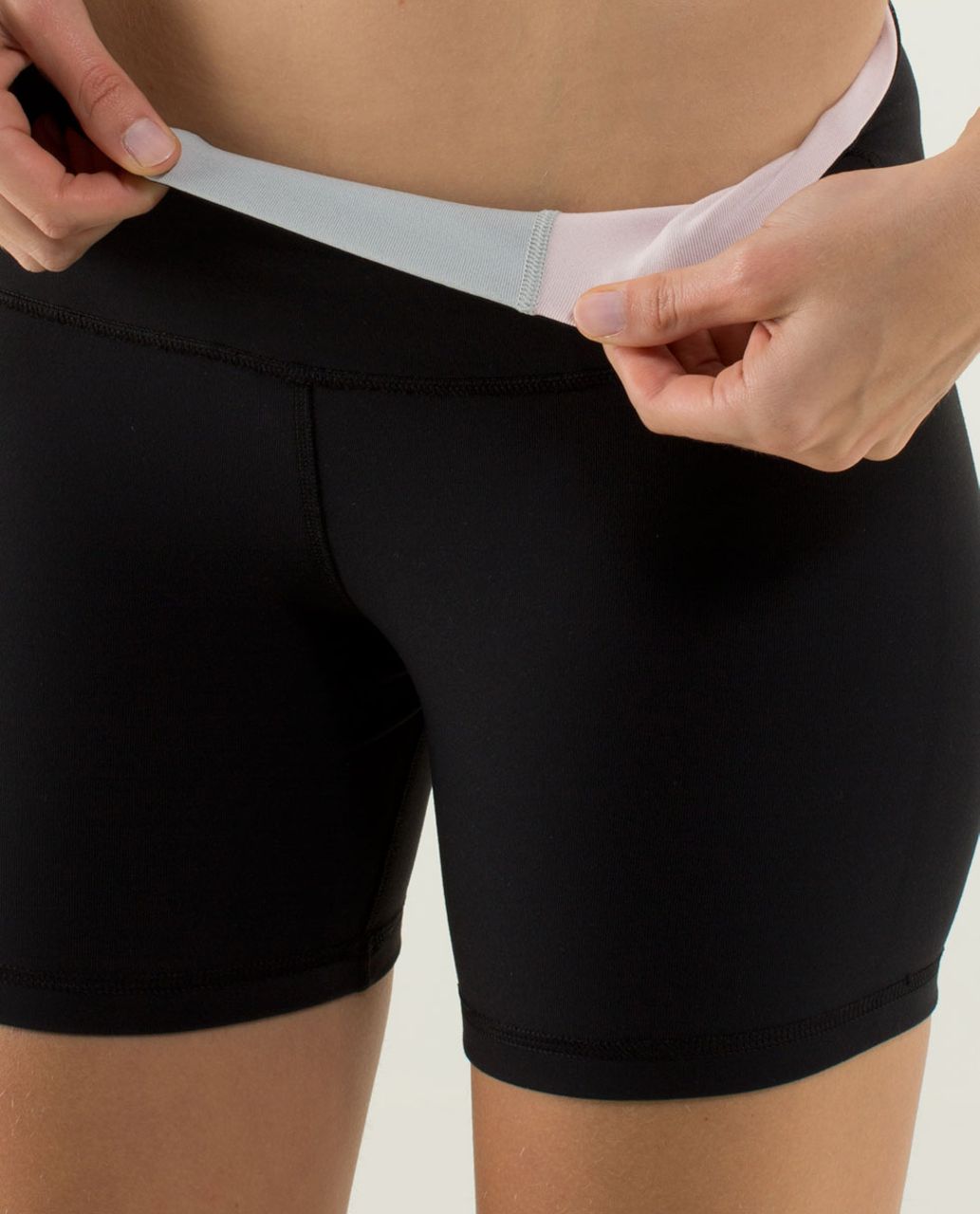 Lululemon Reverse Groove Short (Regular) - Black / Quilt 17 Fall 2013