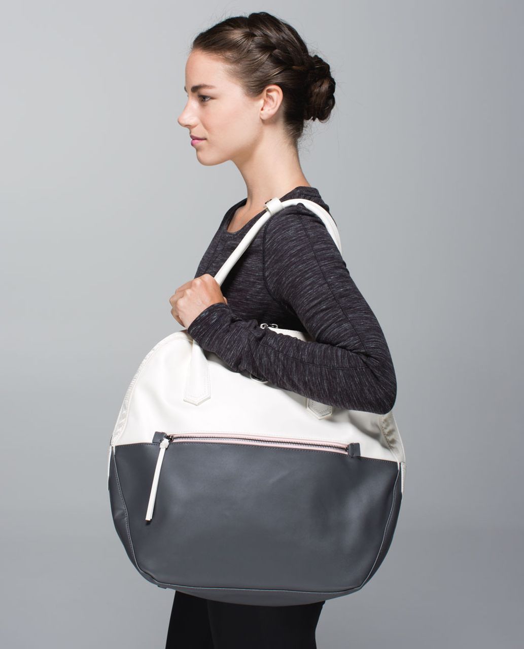 Lululemon Happy Hatha Hour Bag - Angel Wing / Soot Light