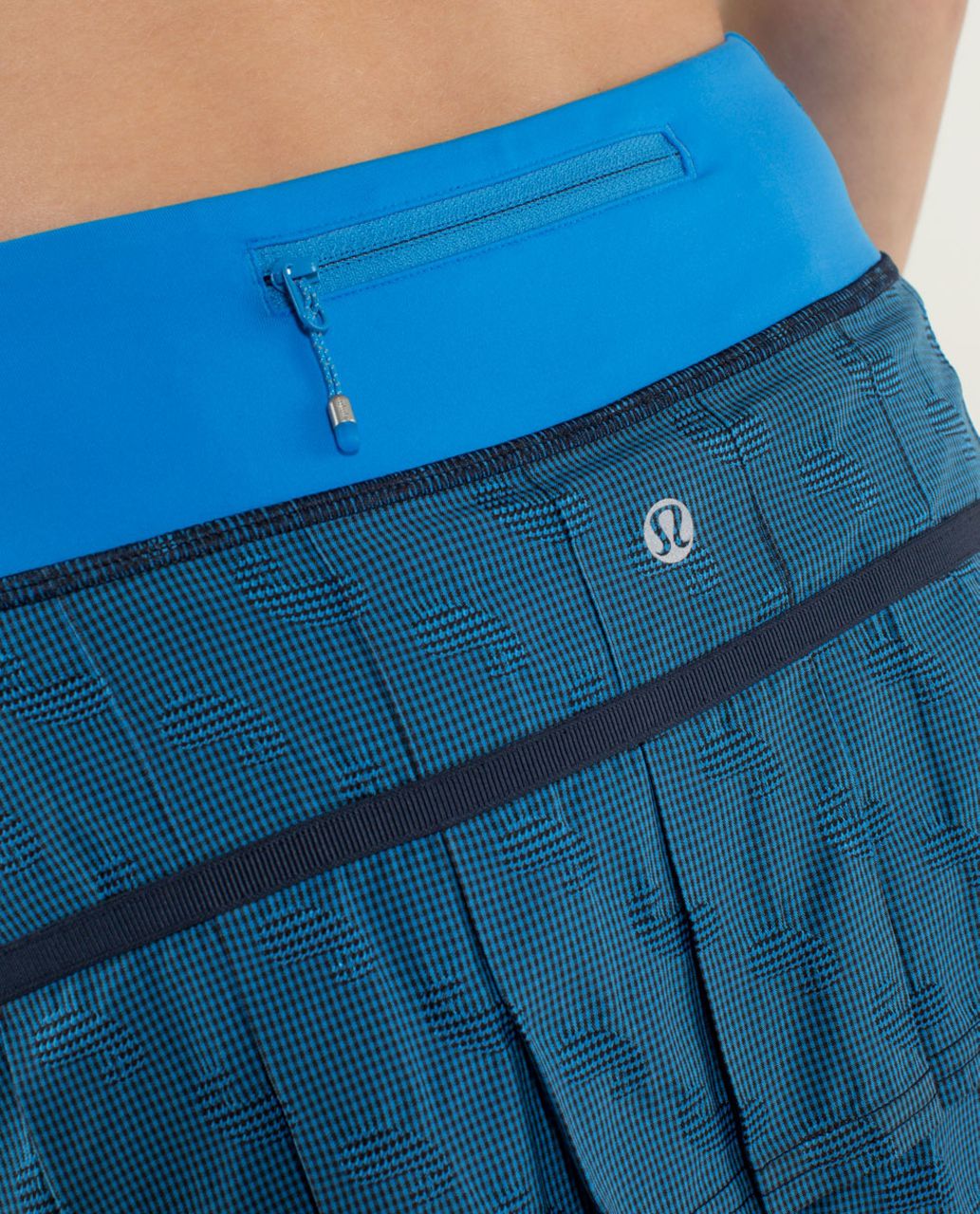 Lululemon Run: Pace Setter Skirt (Tall) - Cornflower / Black / Cornflower /  Inkwell - lulu fanatics