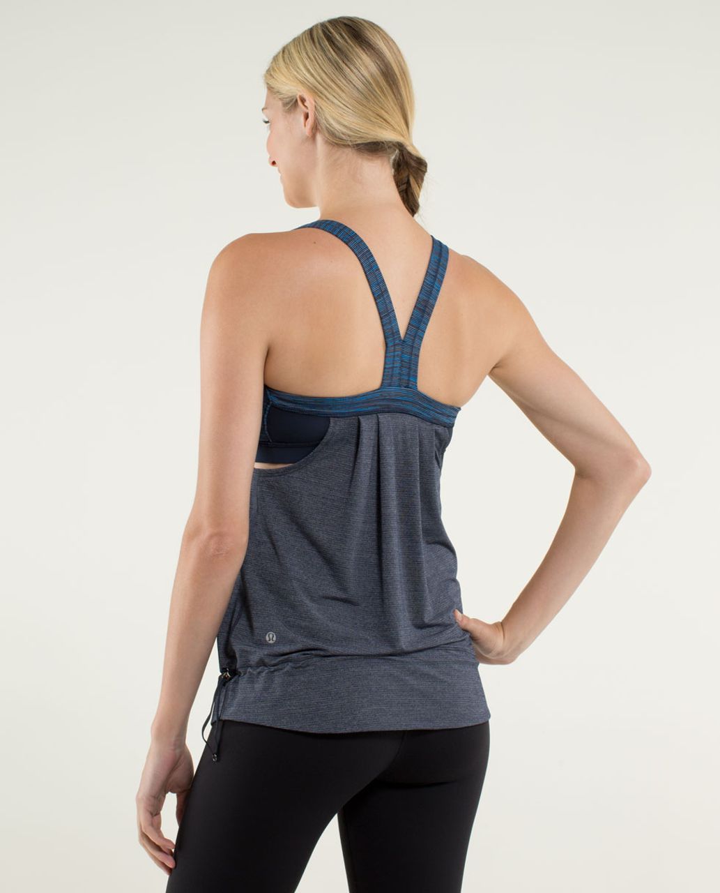 Lululemon Rest Less Tank - Heathered Inkwell / Wee Are From Space October Inkwell / Inkwell