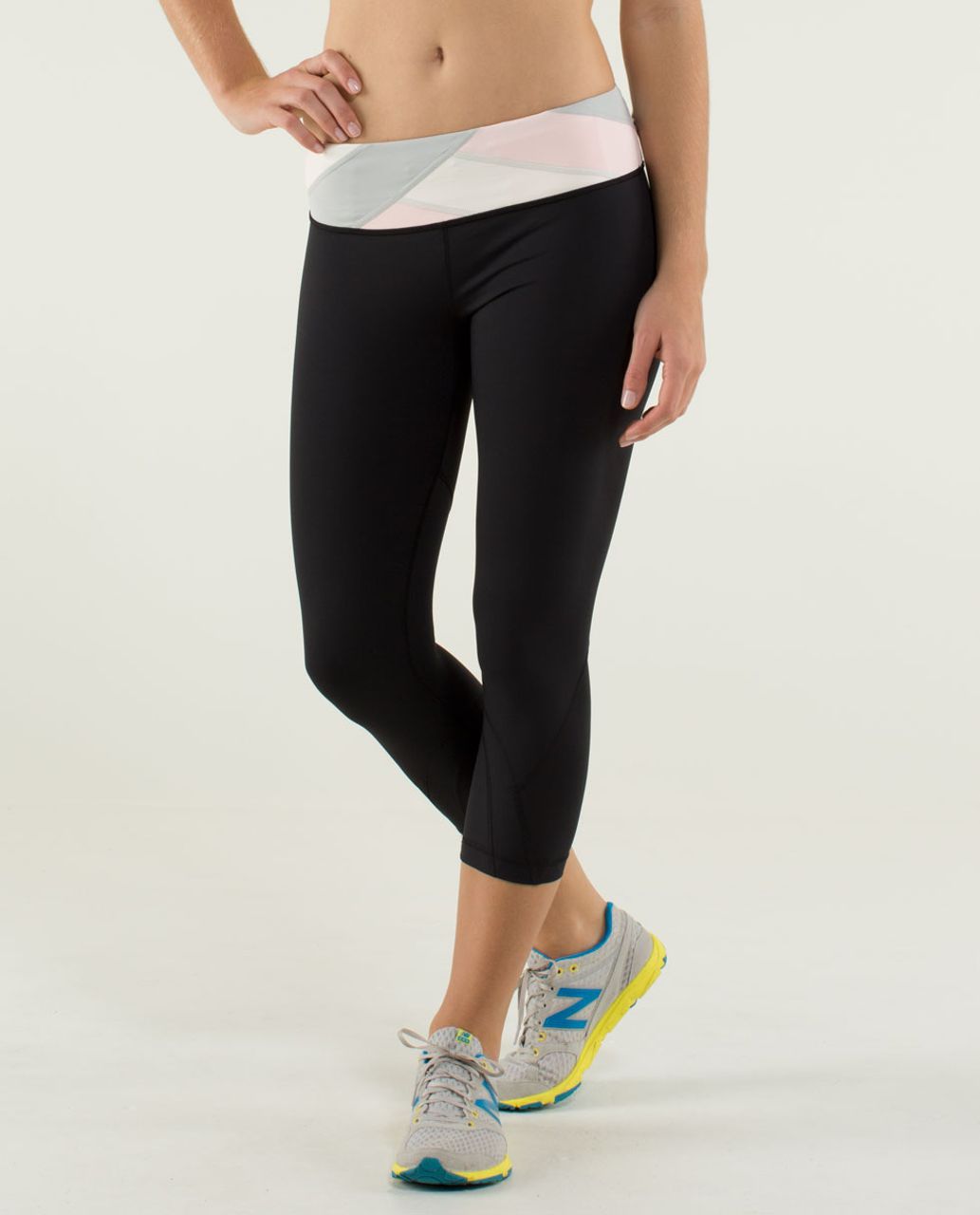 Lululemon Run: Inspire Crop II - Black / Quilt 25 Fall 2013 - lulu fanatics