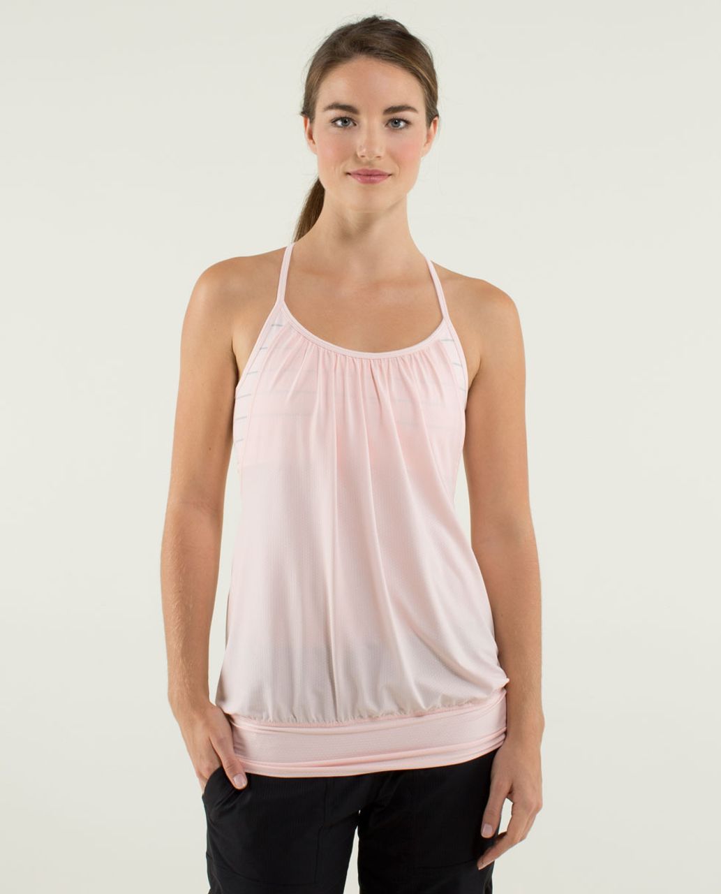 Lululemon No Limits Tank - Pretty Pink / Slalom Stripe Pretty Pink - lulu  fanatics