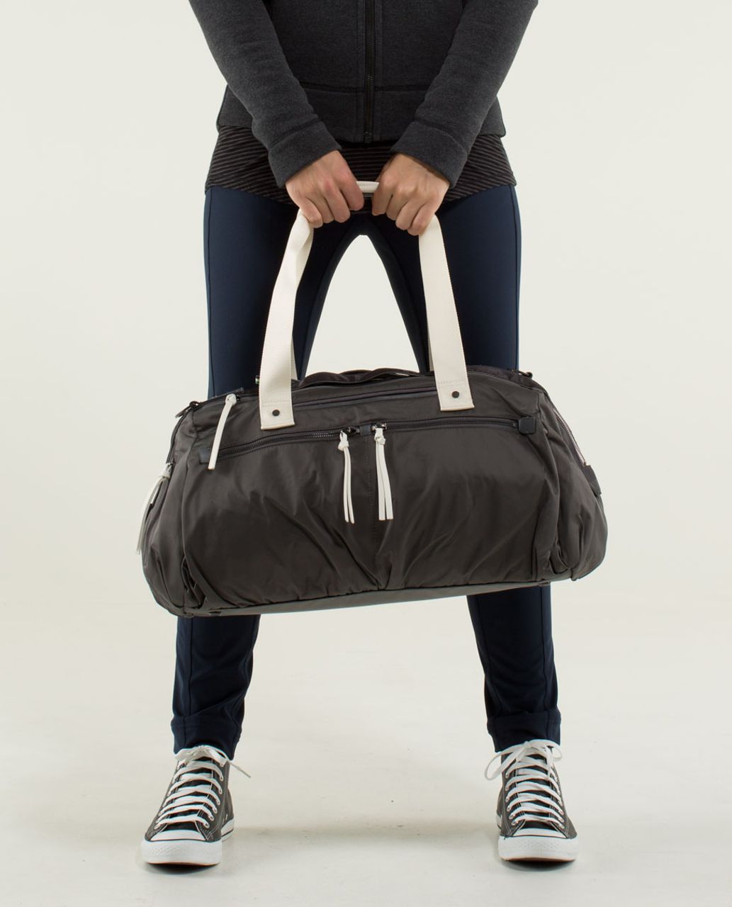 Lululemon Work It Out Duffel - Soot Light - lulu fanatics