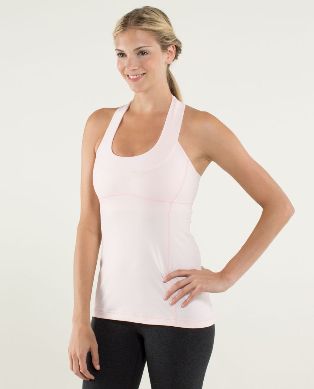 Lululemon Scoop Neck Tank *Luon Light - Pretty Pink