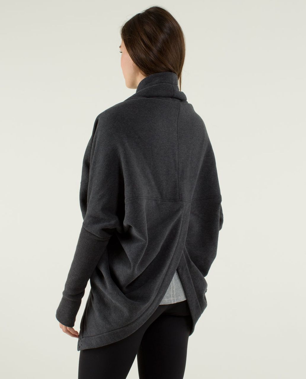 Lululemon It Makes Two Wrap - Heathered Black / Black / Heathered Black