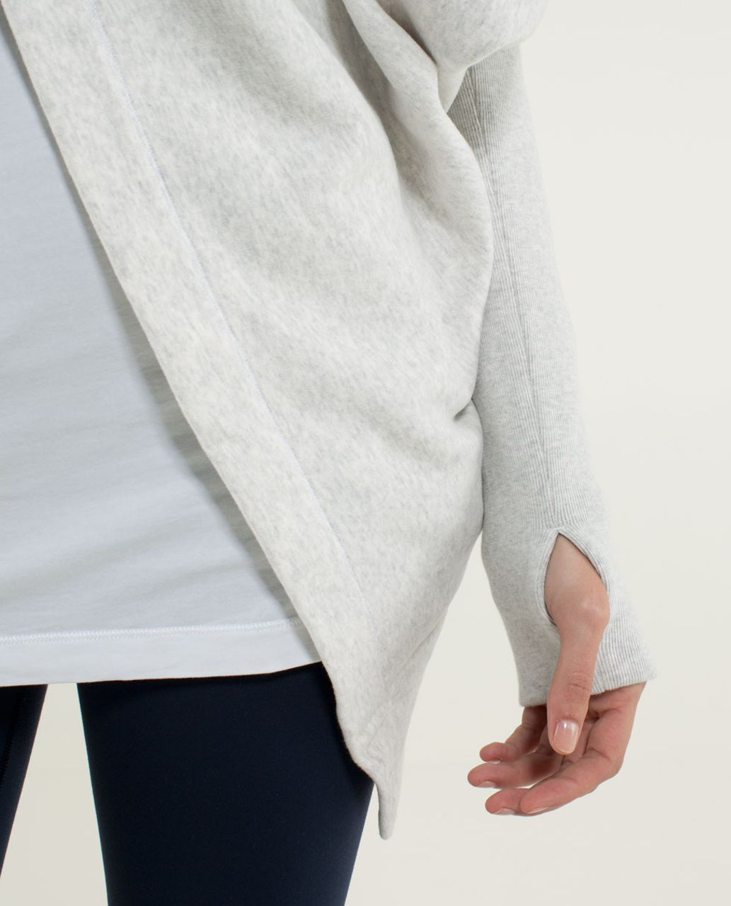 Lululemon It Makes Two Wrap - Heathered White / Angel Wing / Heathered White