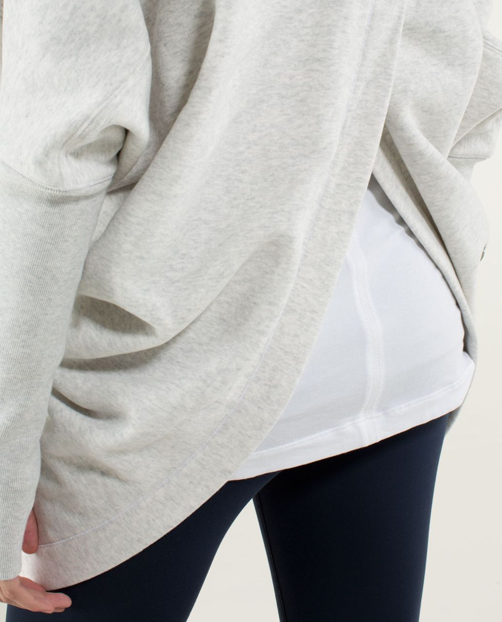 Lululemon It Makes Two Wrap - Heathered White / Angel Wing / Heathered White