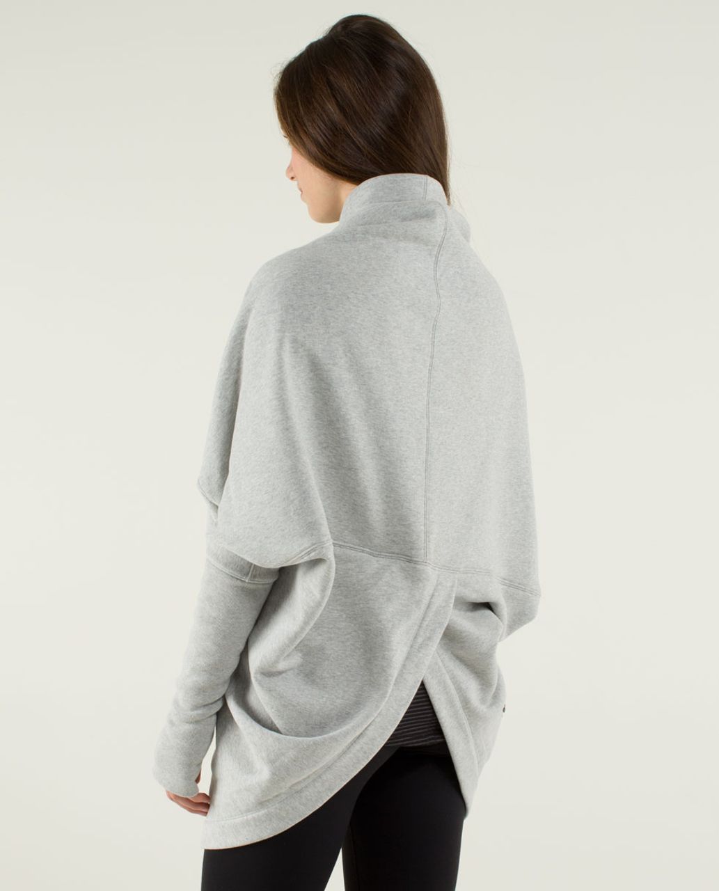 Lululemon It Makes Two Wrap - Heathered Light Grey / Soot Light / Heathered Light Grey