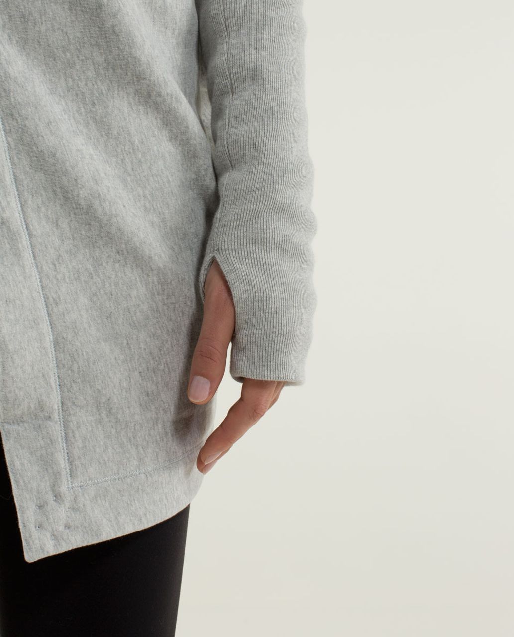 Lululemon It Makes Two Wrap - Heathered Light Grey / Soot Light / Heathered Light Grey