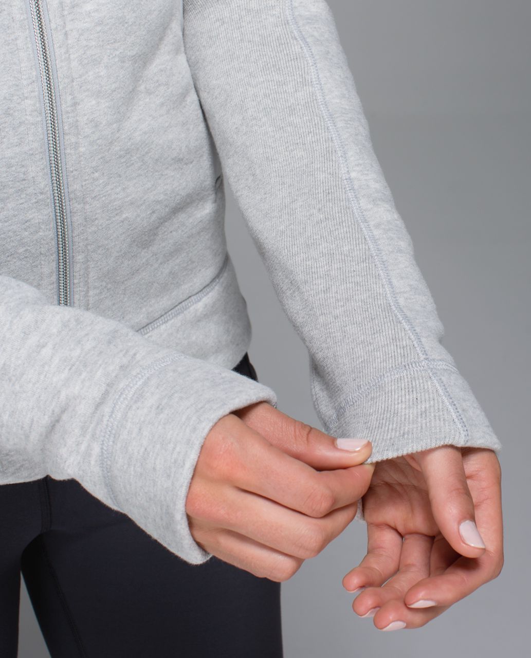 Lululemon En Route Jacket - Heathered Light Grey / Soot Light / Silver Spoon / Heathered Light Grey