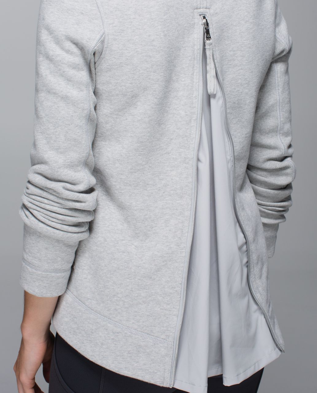 Lululemon En Route Jacket - Heathered Light Grey / Soot Light / Silver Spoon / Heathered Light Grey