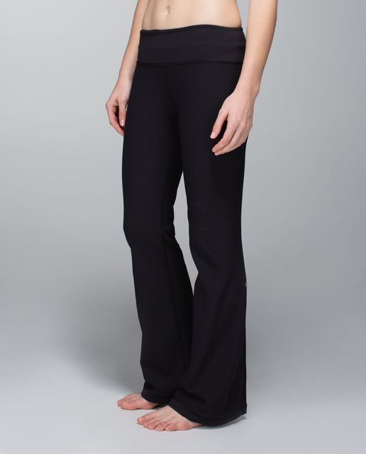 Lululemon Groove Pant Flare *Nulu - Black - lulu fanatics