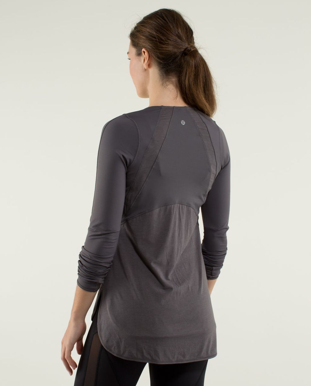 Lululemon Ride Inside Long Sleeve - Soot Light