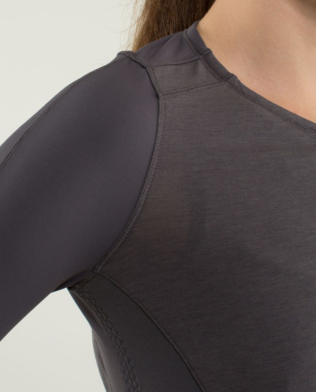 Lululemon Ride Inside Long Sleeve - Soot Light