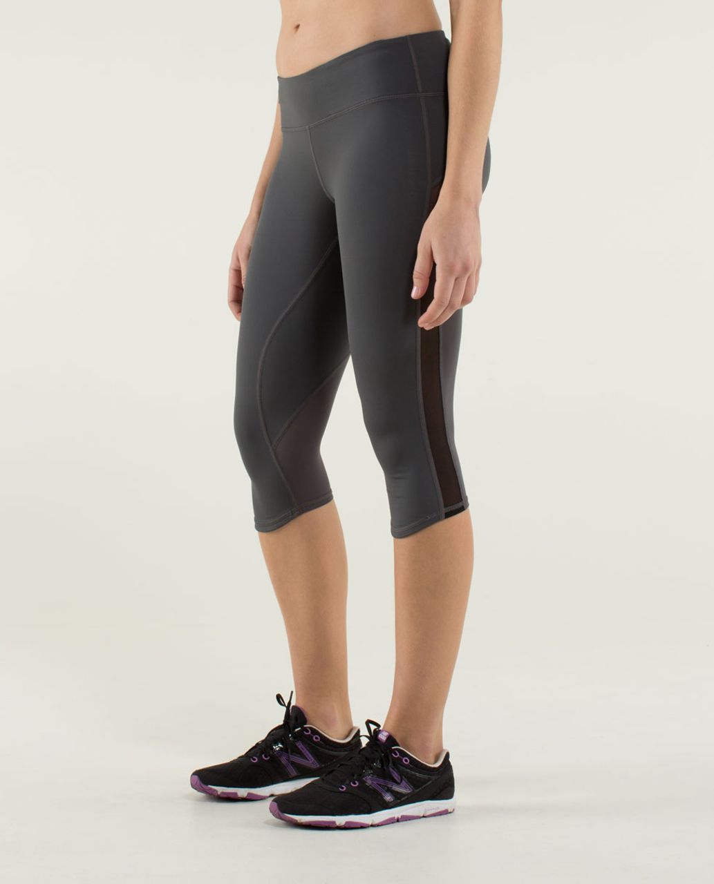 Lululemon Ride Inside Crop - Soot Light - lulu fanatics