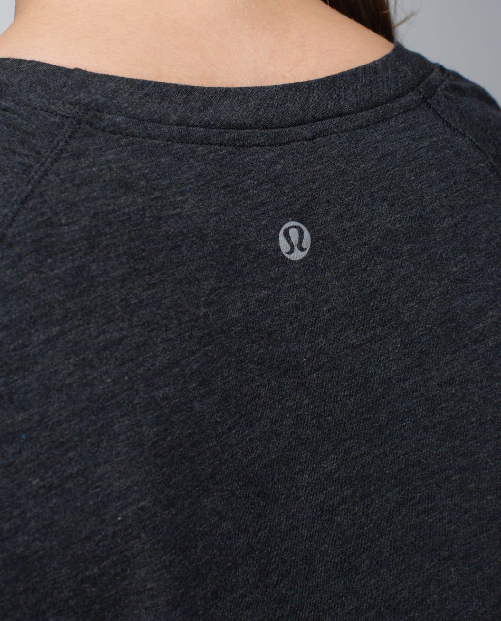 Lululemon Dhyana Short Sleeve - Heathered Black